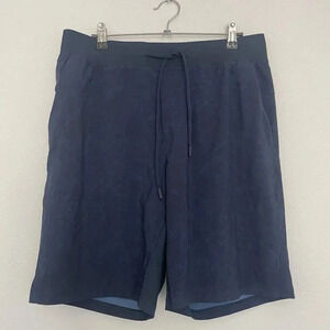 Lululemon T.H.E. Short Mens Size Large Linerless Gravel Dust True Navy